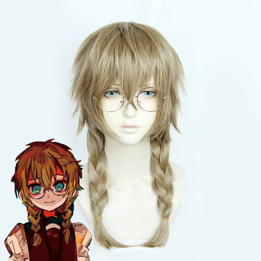 Jibaku Shounen Hanako-Kun Toilet-bound Hanako-kun Shijima Mei Brown Cosplay Wig
