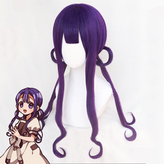 Hanako-Kun Akane Aoi Purple Cosplay Wig