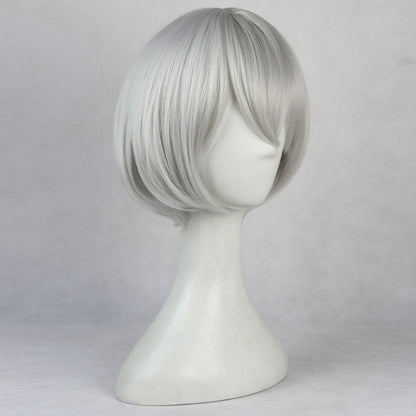 Zombieland Saga Konno Junko Silver Grey Cosplay Wig