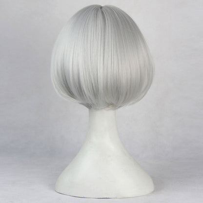 Zombieland Saga Konno Junko Silver Grey Cosplay Wig