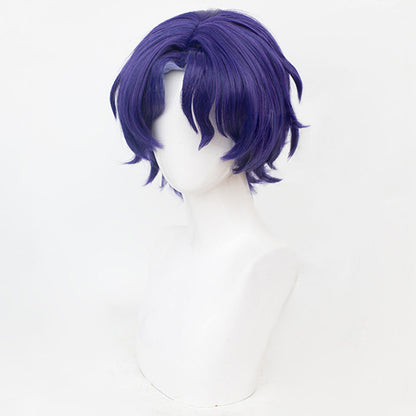 Honkai: Star Rail Dr.Ratio Purple Cosplay Wig
