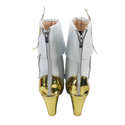 Genshin Impact Clorinde White Shoes Cosplay Boots