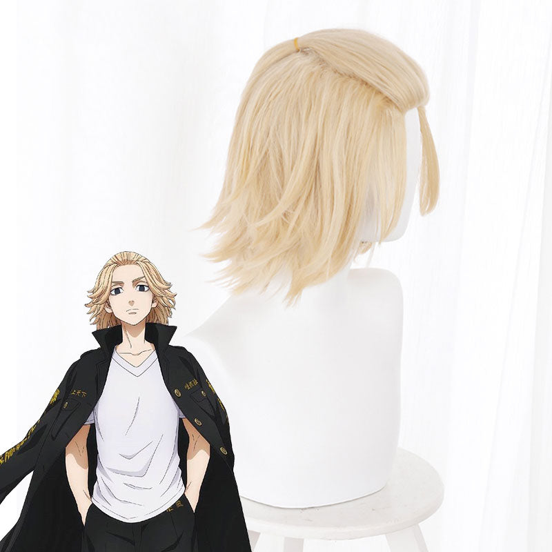 Tokyo Revengers Manjiro Sano Mikey Golden Cosplay Wig