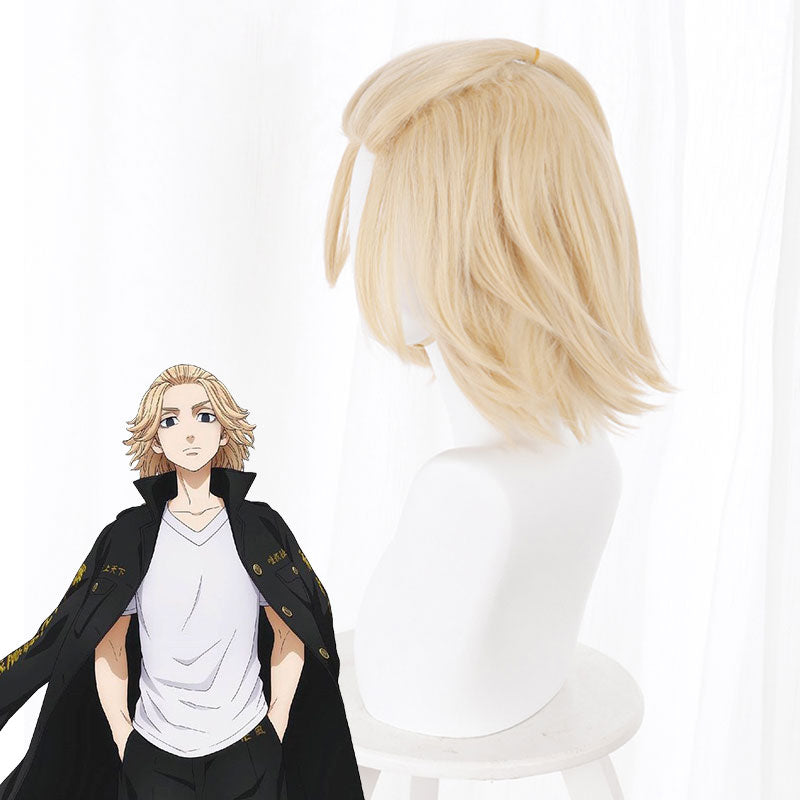 Tokyo Revengers Manjiro Sano Mikey Golden Cosplay Wig