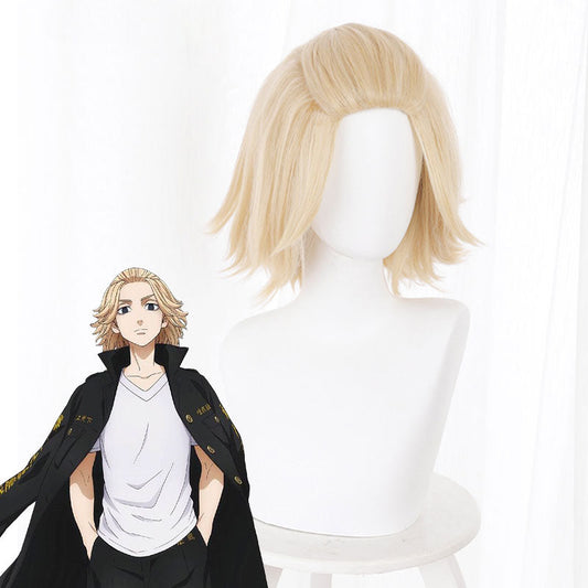 Tokyo Revengers Manjiro Sano Mikey Golden Cosplay Wig