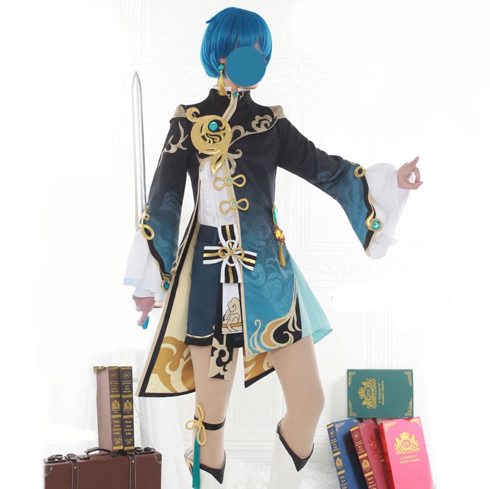 Genshin Impact Xingqiu High Quality Anime Game Halloween Cosplay Costume - Qcoser