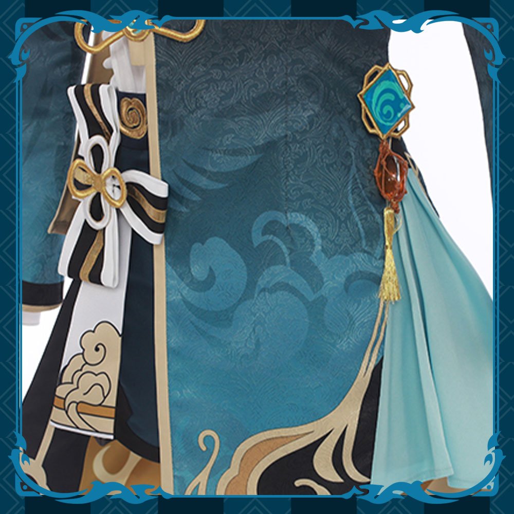 Genshin Impact Xingqiu High Quality Anime Game Halloween Cosplay Costume - Qcoser