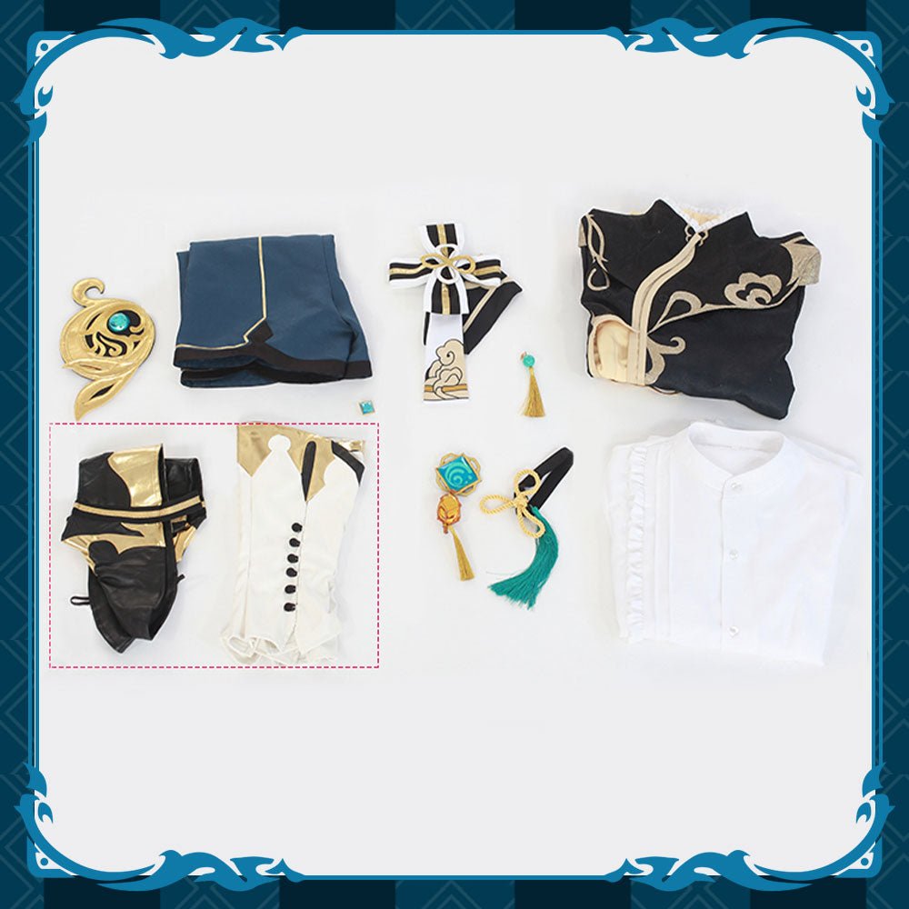 Genshin Impact Xingqiu High Quality Anime Game Halloween Cosplay Costume - Qcoser