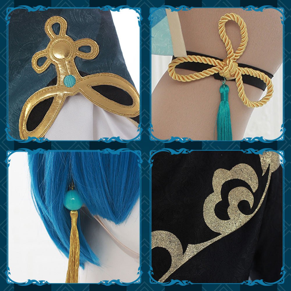 Genshin Impact Xingqiu High Quality Anime Game Halloween Cosplay Costume - Qcoser